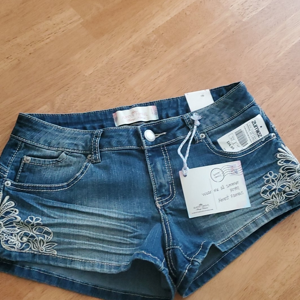 Almost famous jean shorts
